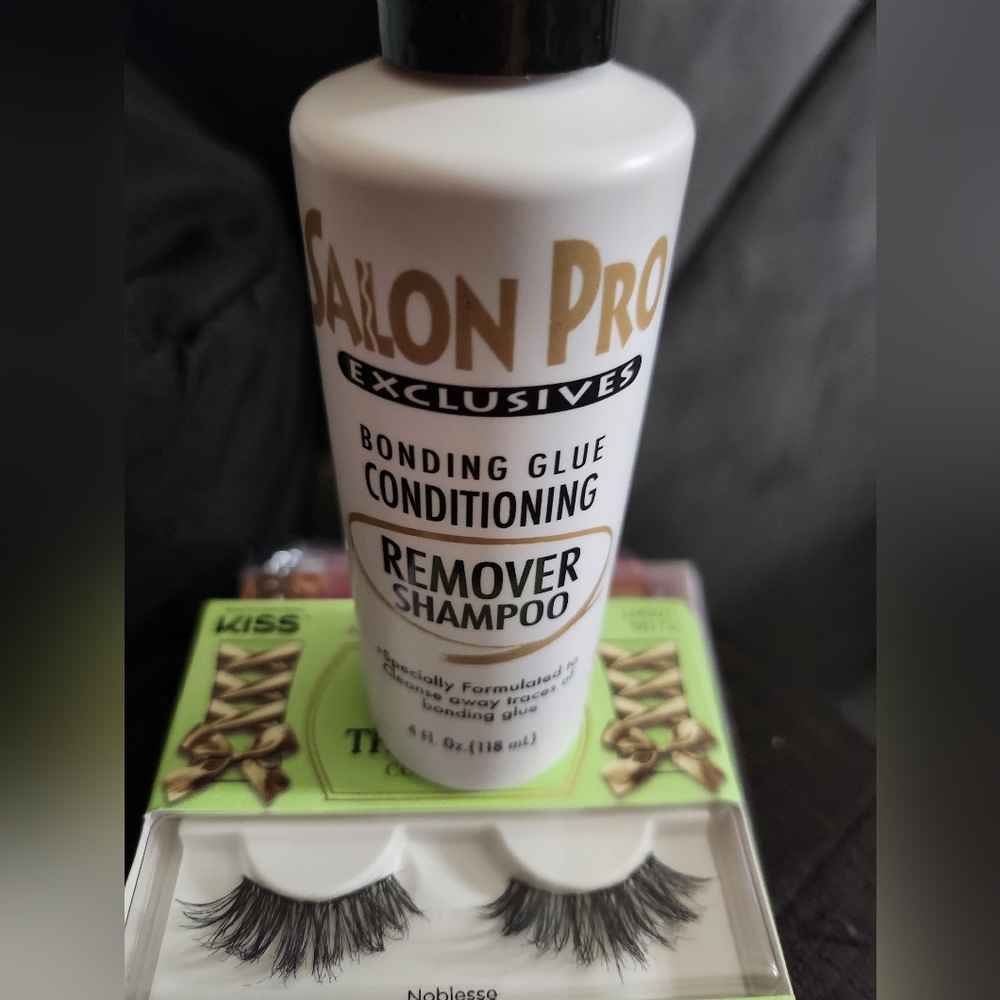 Eye Lashes,  2 Clusters, And Bonding Glue Conditioning Remover Shampoo